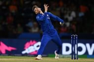 Noor Ahmad in action for Afghanistan.